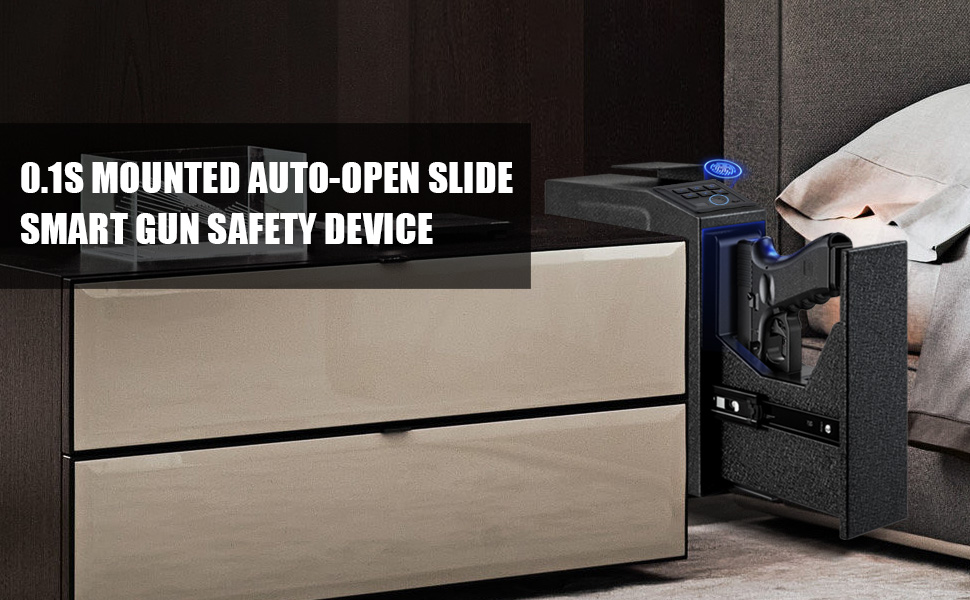 LMRSTOO Biometric Slider Handgun Gun Safe