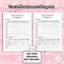 Workout Log Track Progress and Log Personal Best Record