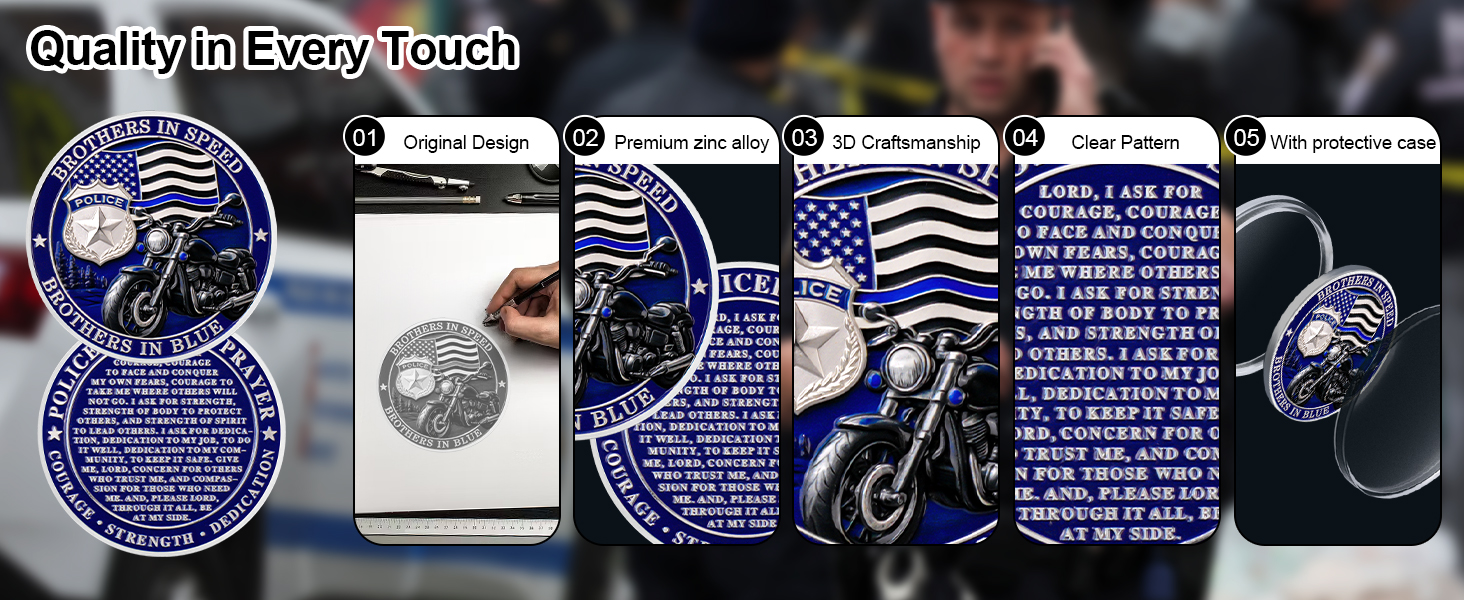 police challenge coin