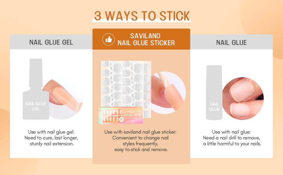 Soft Gel Nails Tips Saviland Matte Soft Gel Nails Tips Saviland Matte Soft Gel Nails Tips for Nail