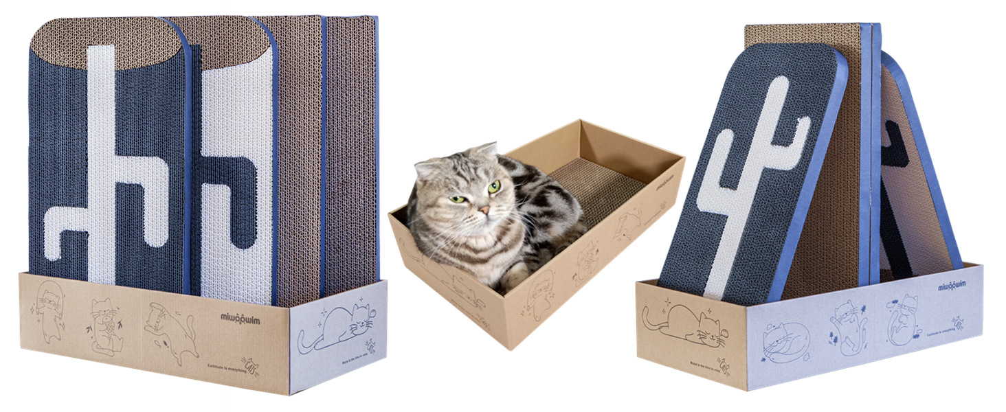 Cat Scratcher Wall Mounted Scratch Pad 3