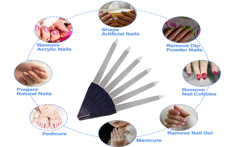 Sword Nail File, Metal Nail Files Made of Stainless Steel