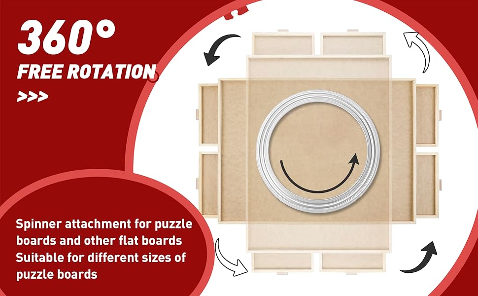 Rotating Puzzle Board Base 3