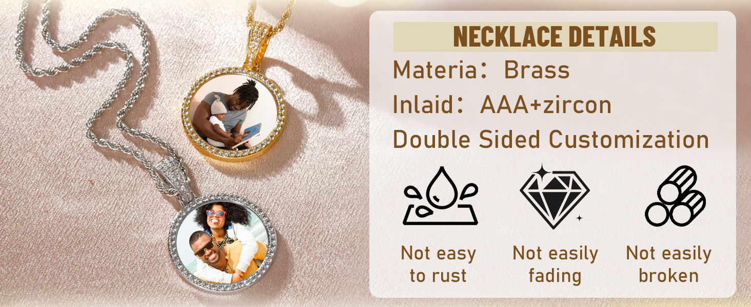 Custom Photo Necklace