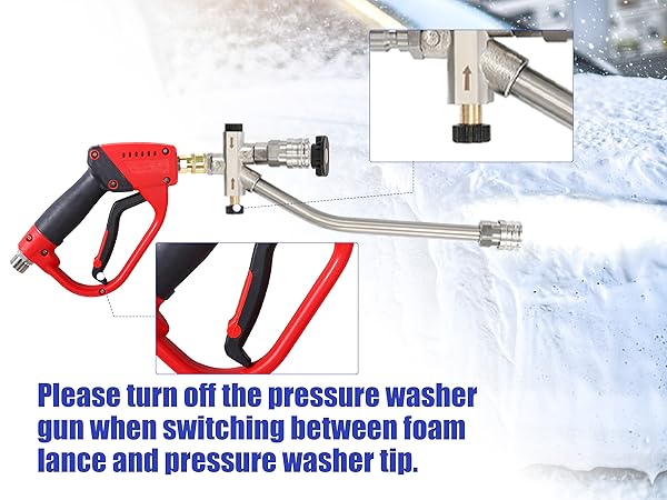 pressure washer double nozzle