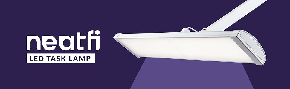 Neatfi 3,500 Lumens Superior LED Touch Control Task Lamp with Clamp