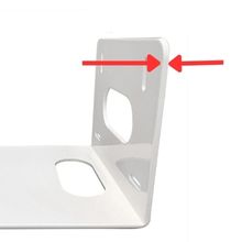 Wall mount thickness