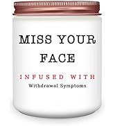 Homsolver Gifts for Women, Men, Friends, Sister, Bestie, Christmas Birthday Candles for Her Him, ...