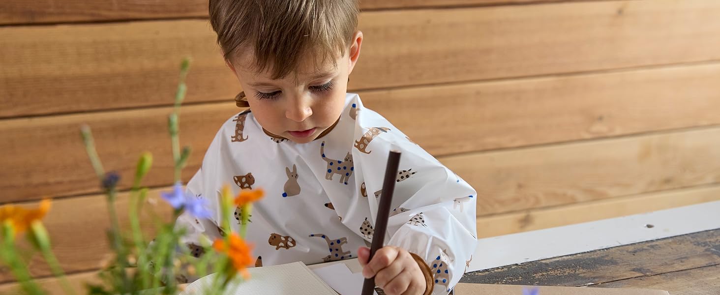 Long Sleeve Bib 2 pcs Little Mateys