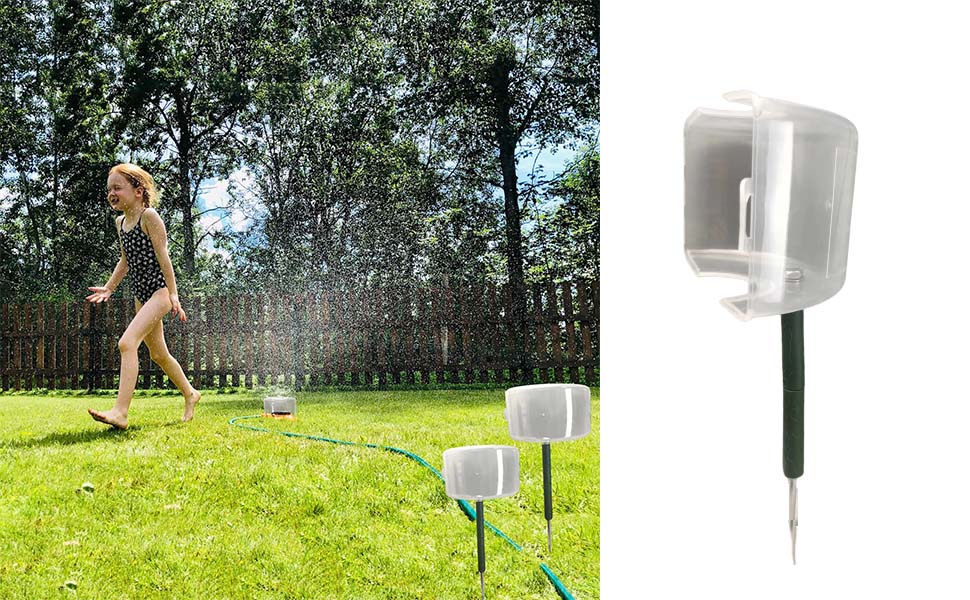 2pc Adjustable Sprinkler Guard,Sprinkler Splash Shield