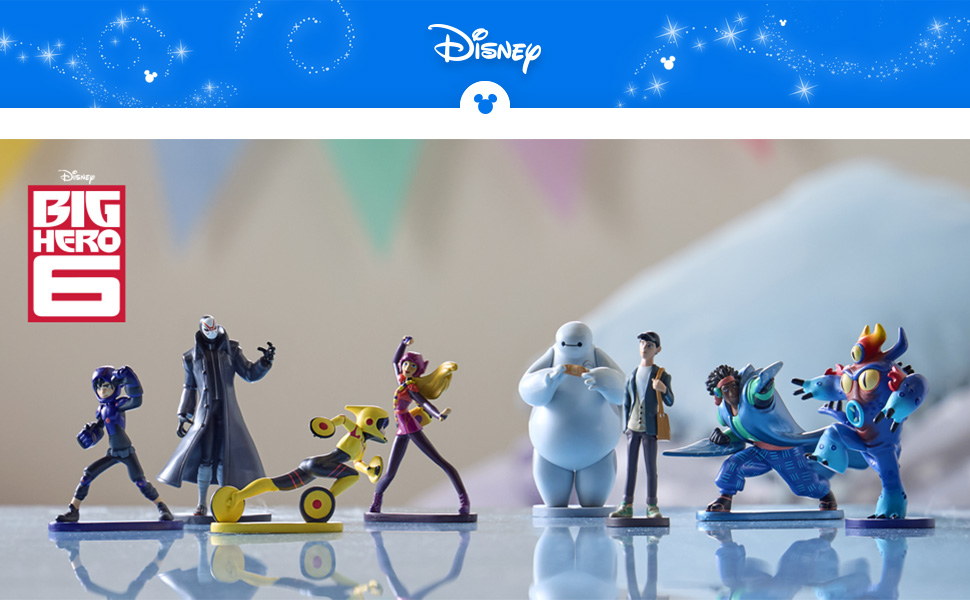 Amazon.com: DISNEY STORE Official Big Hero 6 Figure Set - 8