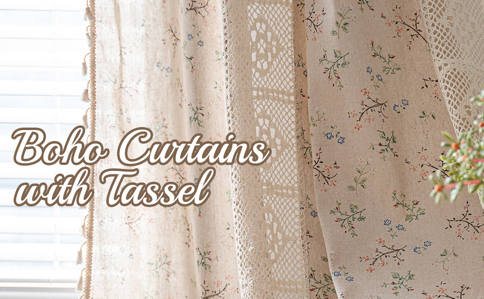 floral curtains