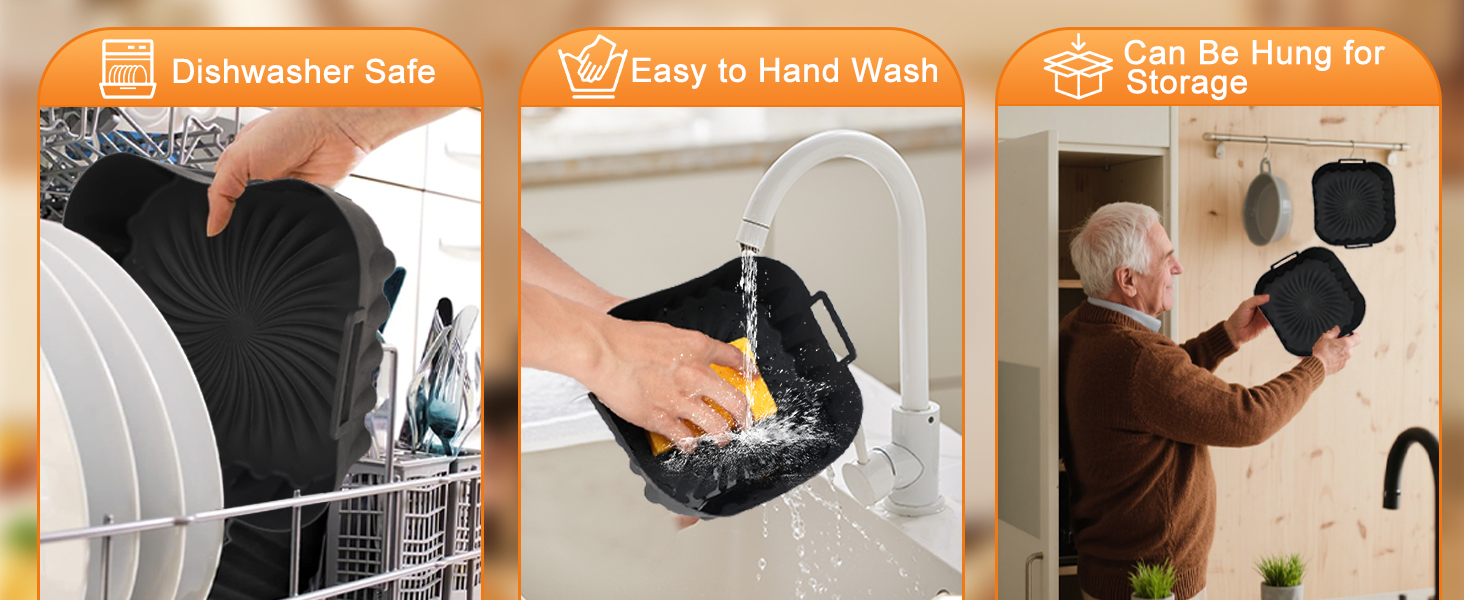 silicone air fryer liners