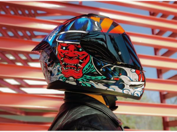 Amazon.com: HAX Obsidian Full Face Dual Visor Adult