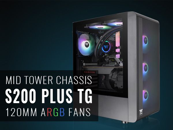 ASUS A520M-E Thermaltake PCケース S200 Amazon.com: Thermaltake S200 TG ARGB Snow ATX Tempered Glass