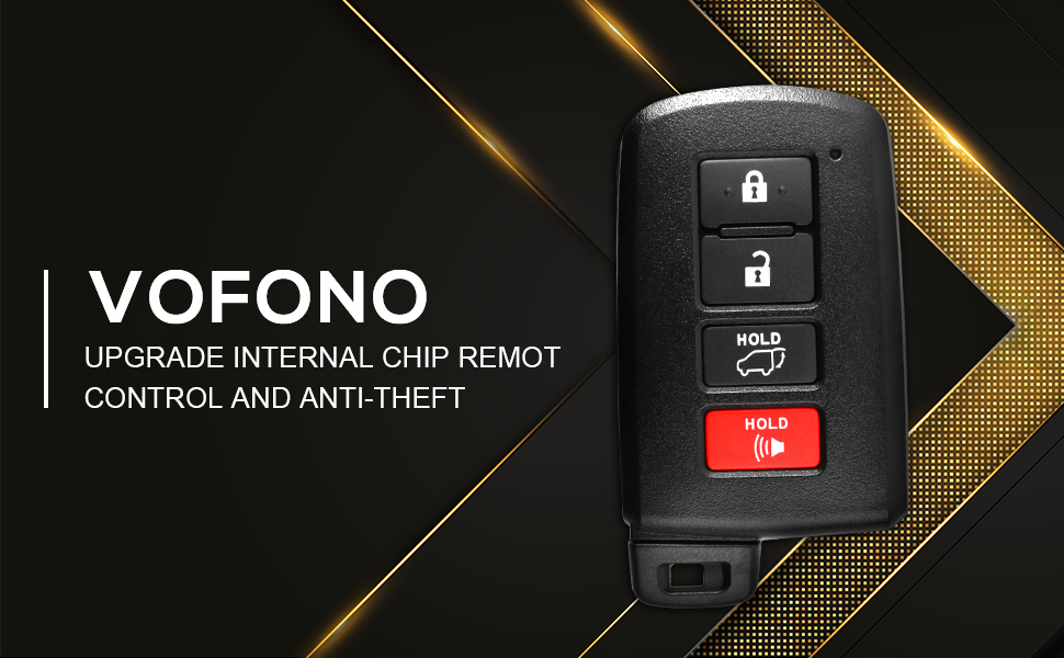 VOFONO Smart Car Key Fob Replacement Keyless Entry Remote