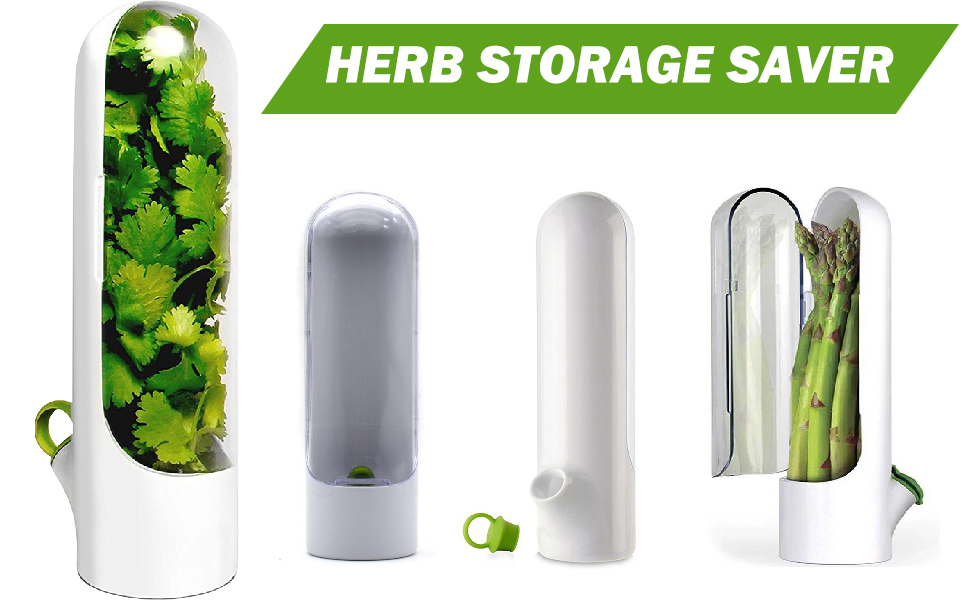 OCTOPUSPRIME Plastic Herb Saver pod Best Keeper For Freshest Produce