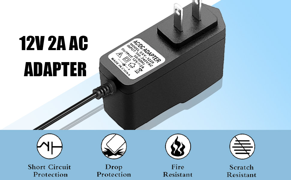 Amazon.com: 12V AC Adapter Yamaha Keyboard Power Cord for Yamaha