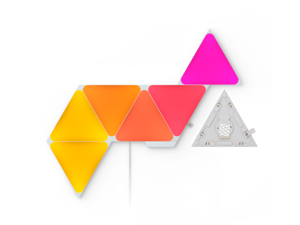 Nanoleaf Shapes LED Wall Lights, RGBW Smart Wall Panels with