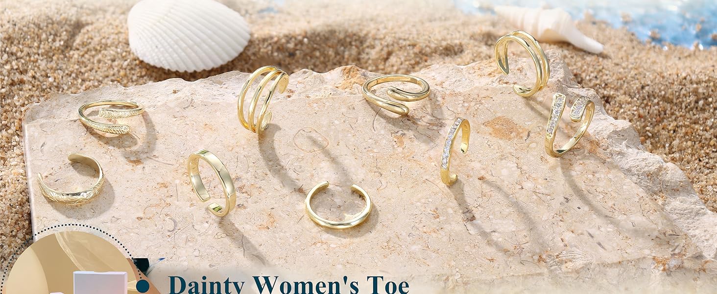 womens toe rings
