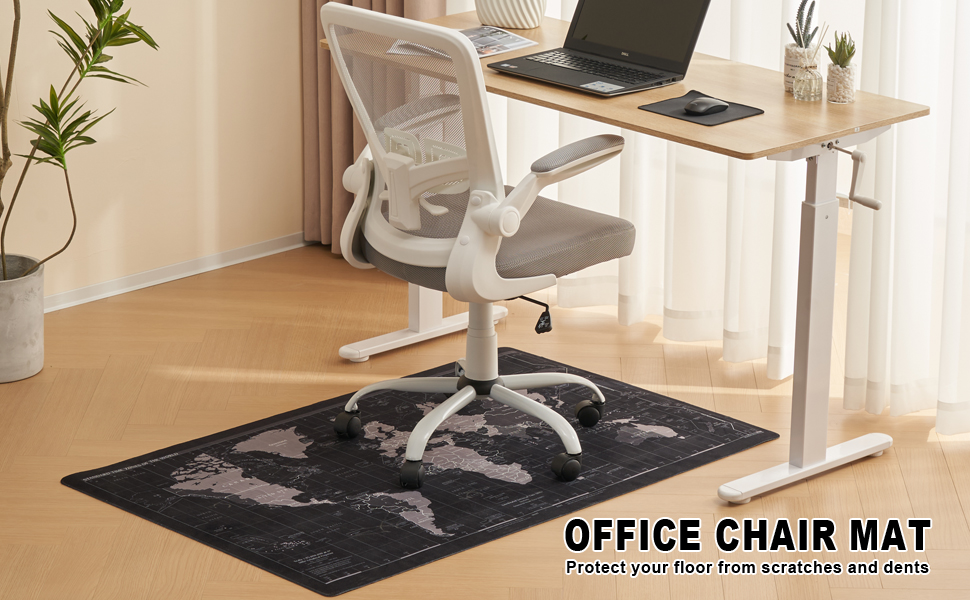 Office Chair Mat for Carpet, 55 X 35 in Easy Glide for