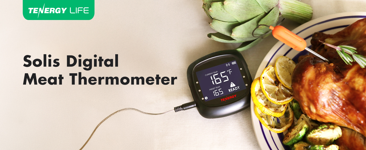 Tenergy Solis digital meat thermometer