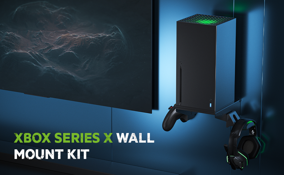 Allnice Xbox Series X Wall Mount Kit Rotatable Fixing Accessories for Xbox Series X