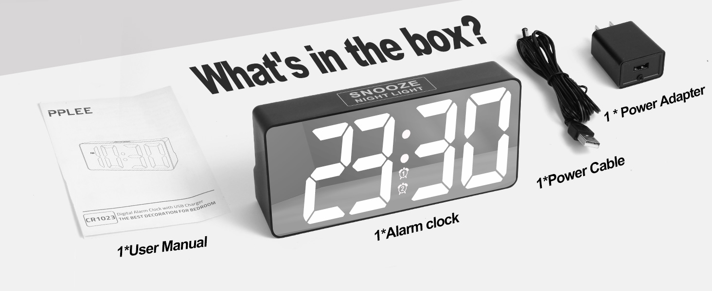 digital alarm clock