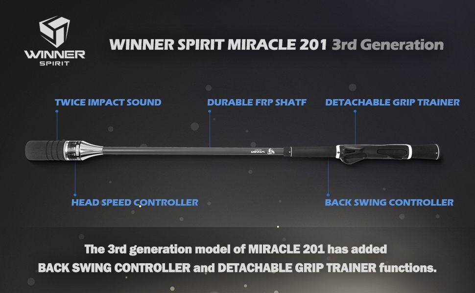 次世代スイング練習機 WINNER SPIRIT201v2 振るだけで飛距離まで解析】次世代スイング練習機 WINNER