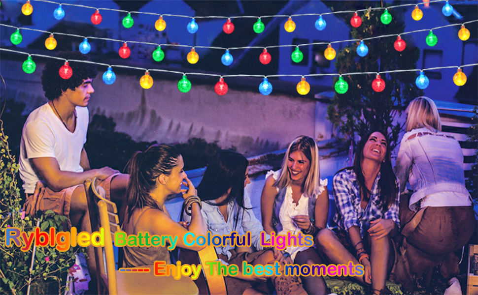 Battery Powered Color Changing Lights 2Pack Total 66Ft 200 LED