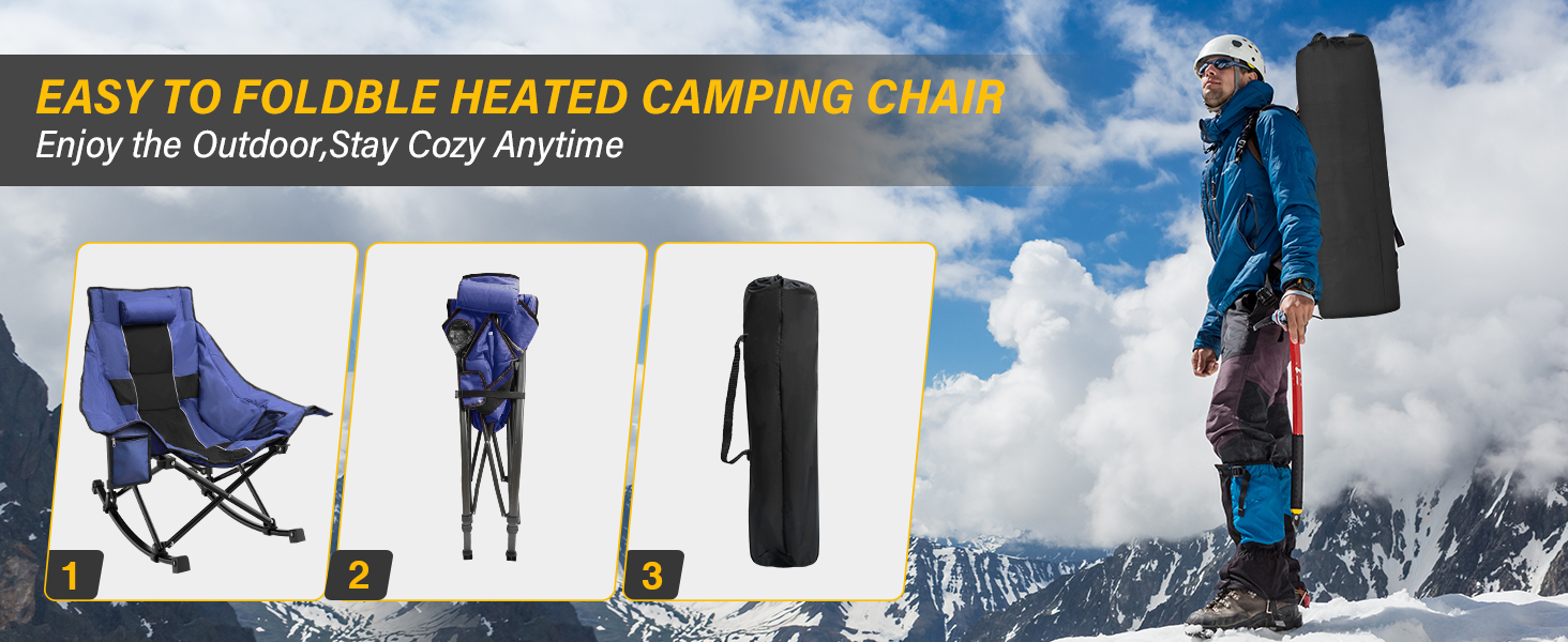 heated camping chair