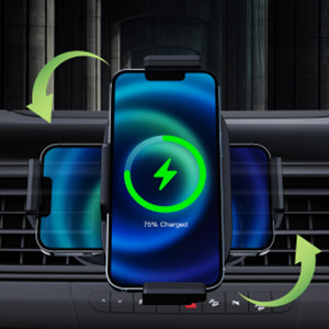Wireless Car Charger for Galaxy Z Fold 5/4/3/2, 15W Fast Charging Car Mount, Car Accessories, Air Vent Charging Car Phone Holder for Galaxy Z Fold 2, Landscape Mobile Phone Mount for Galaxy Z Fold 20 wireless car charger