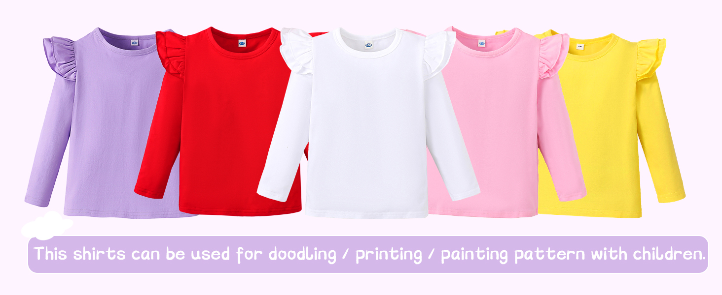 toddler girl red shirts red blouse for baby girl little girl red tee tops kids girl red t shirt