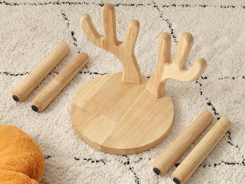 Wooden Step Stool for Children Toddler Chair Kids Desk