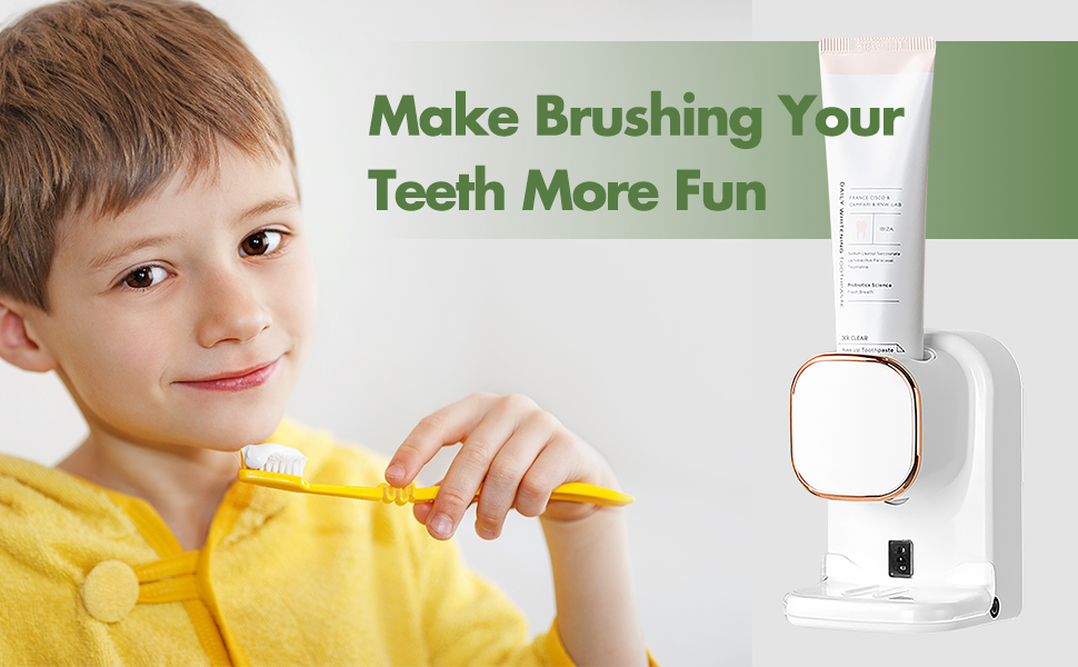 Upgraded Automatic Electric Toothpaste Dispenser, Auto