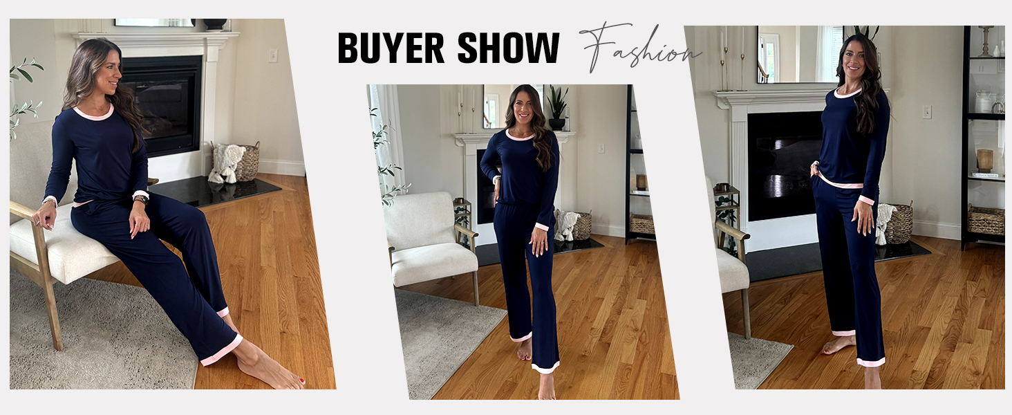 The loungewear set for women is lightweight, breathable, skin-friendly, soft, durable and stretchy