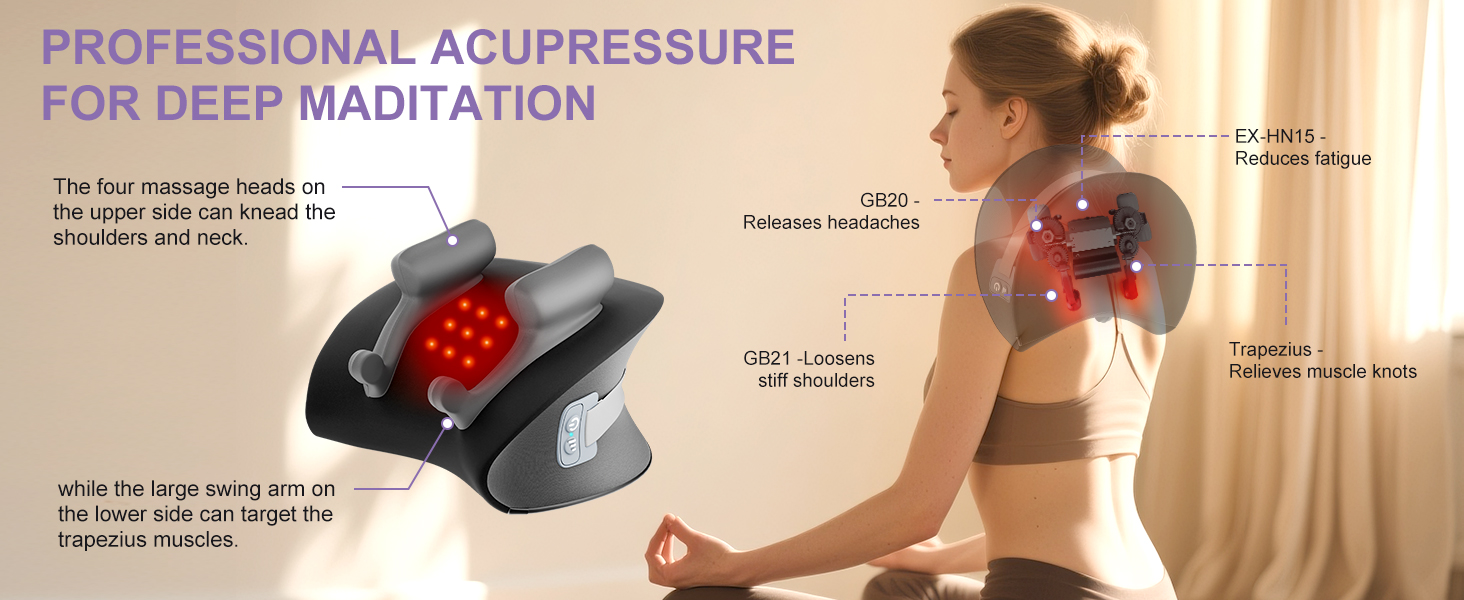 shiatsu neck and back massager