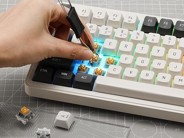 Amazon.com: darkFlash DF98 Wireless Mechanical Keyboard, 3