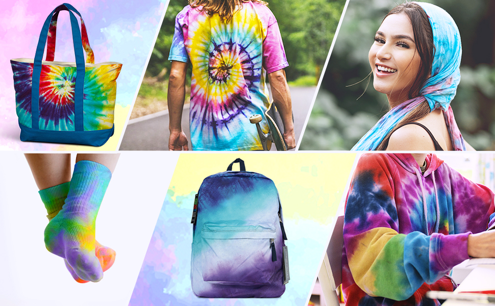 PATIFEED Tie Dye Kit for Kids and Adults, 32 Colors 80ML Bottles Fabric