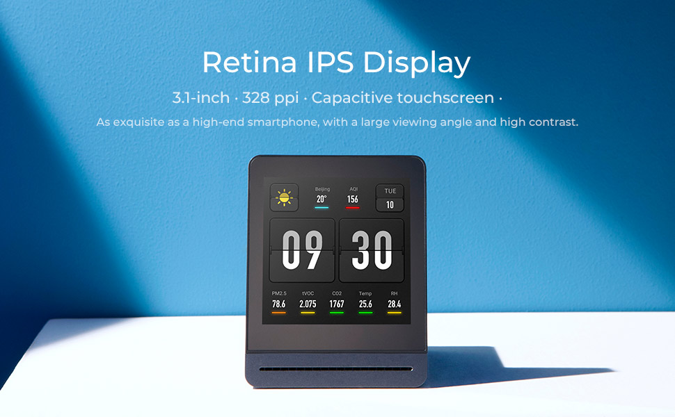 Qingping Air Quality Monitor, Indoor Air Quality Meter