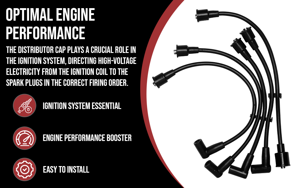 Distributor Cap, Rotor, Points, Condenser and Spark Plug