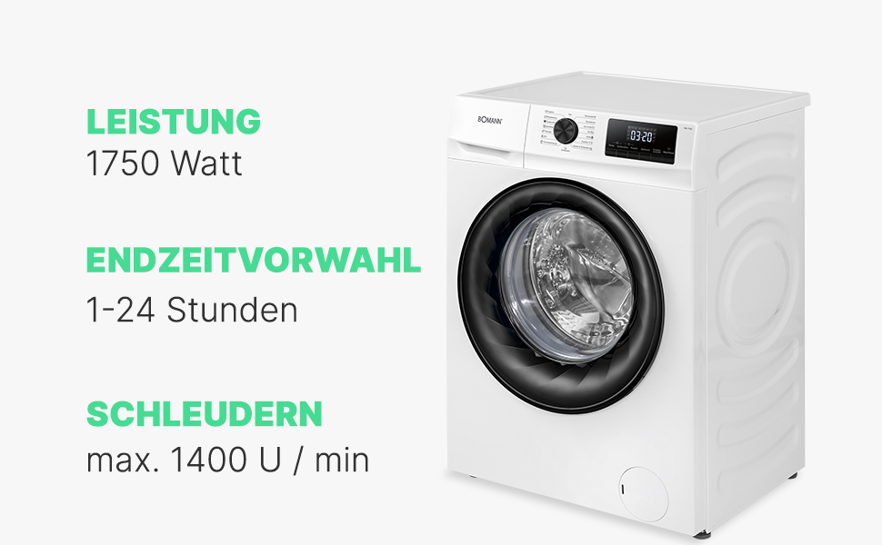 Waschmaschine 1400 U/min