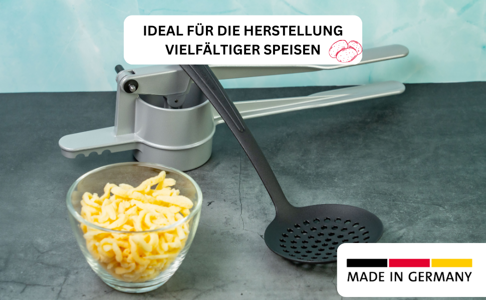 Westmark Spätzle-Set, 2tlg., 1 Spätzle-/Kartoffelpresse mit runder ...