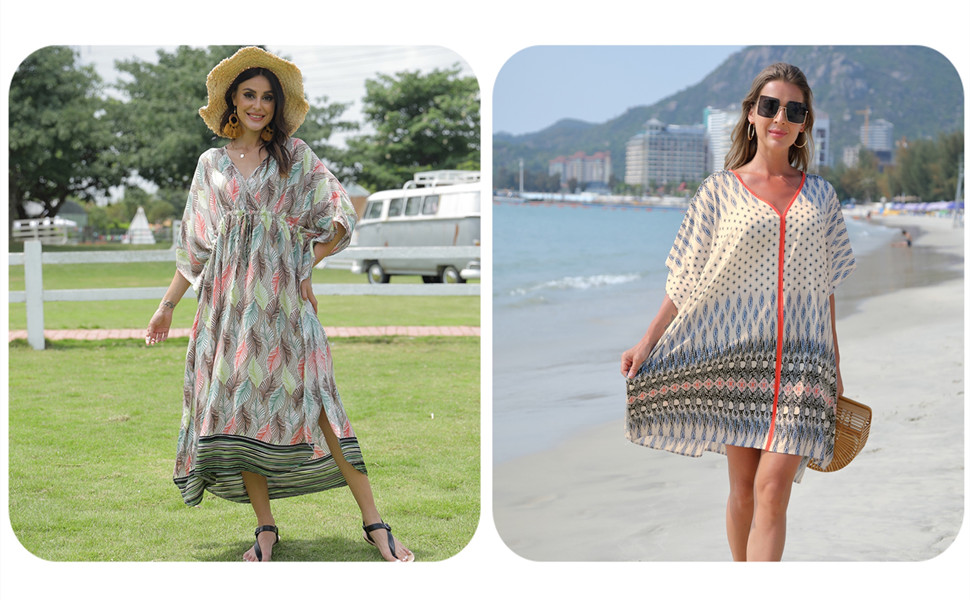 Short and green boho dress