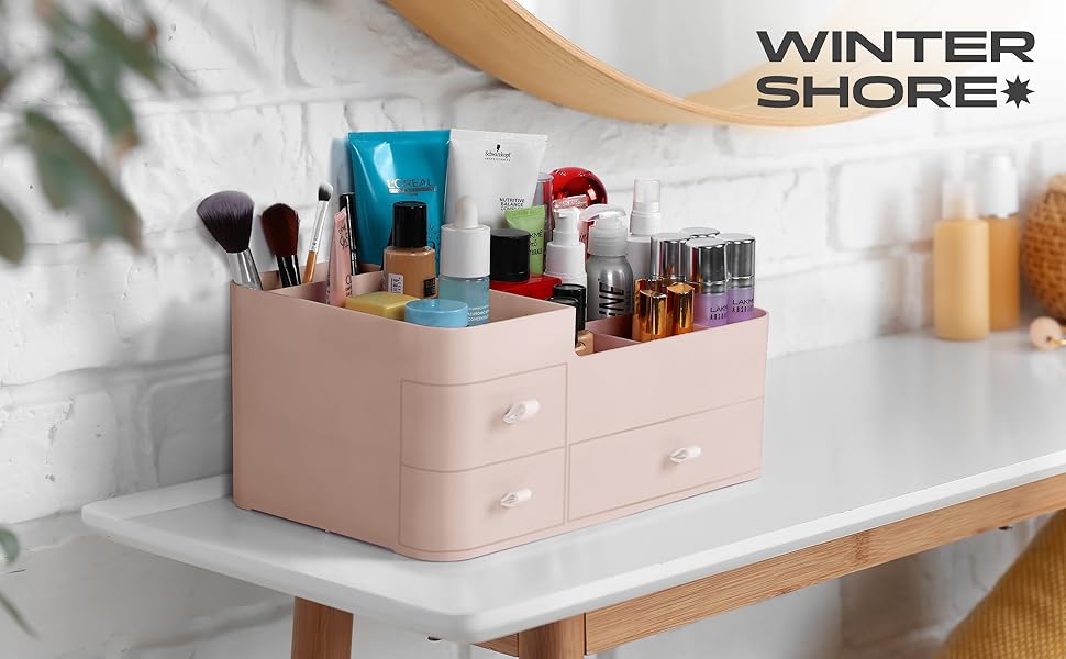Roze Make-Up Organizer 