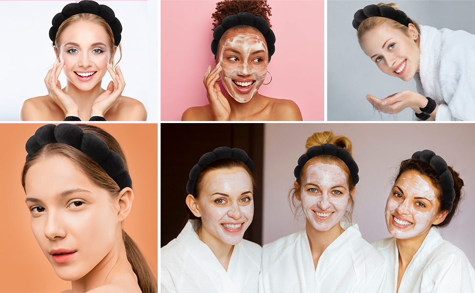 makeup headband headbands for washing face