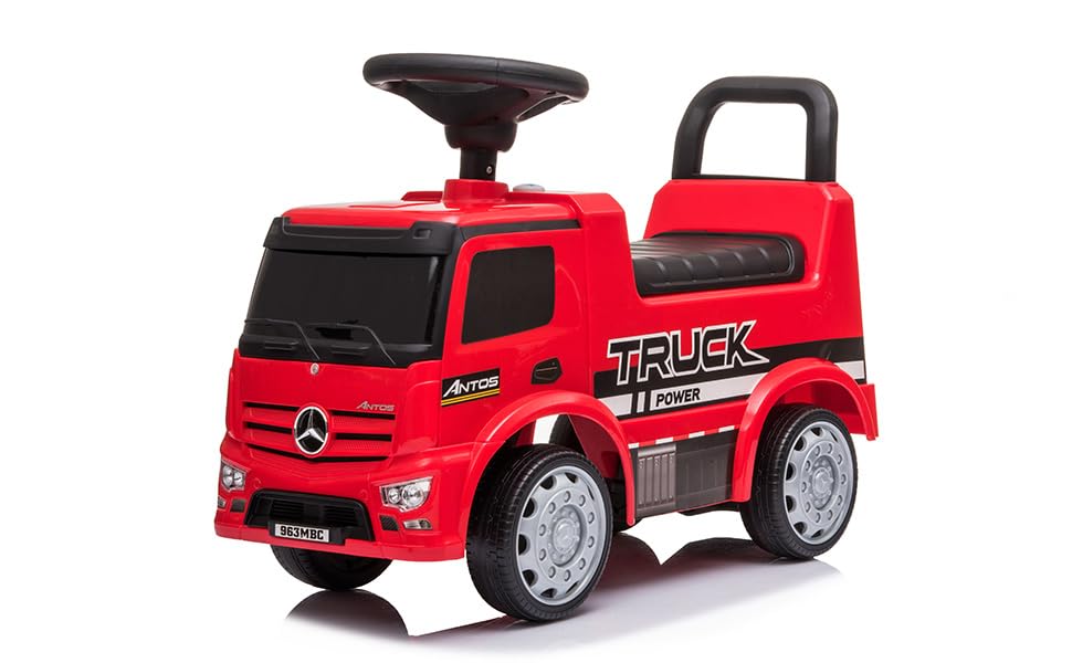 Amazon.co.jp: Bee8 メルセデスベンツ 消防車 足蹴り 乗用玩具 3歳 音