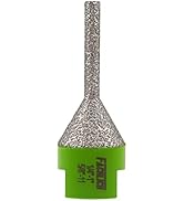 FACHLICH Diamond Finger Milling Bit 6-25MM Tile Chamfer Bit for Enlarging and Chamfering Existing...