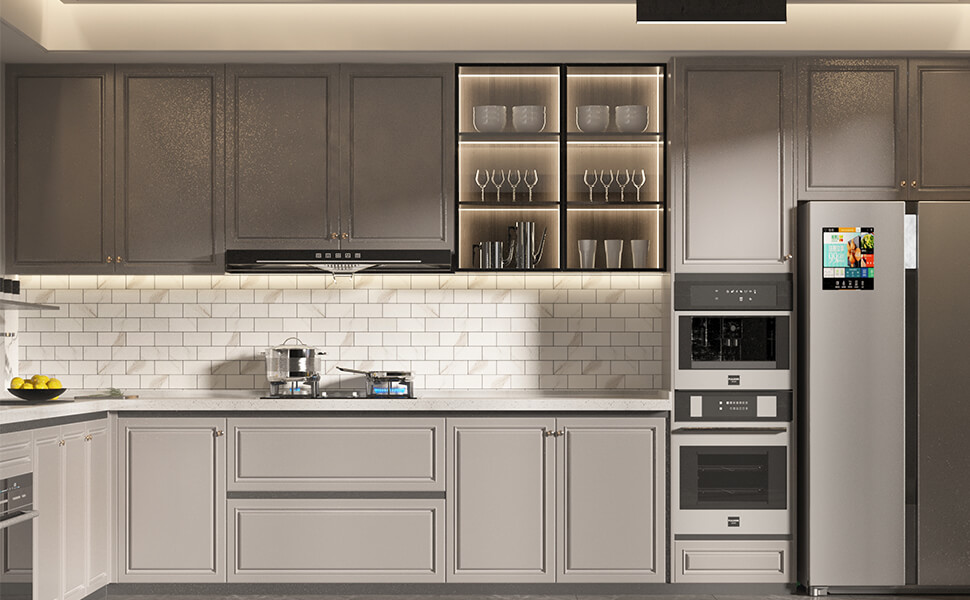 Soulscrafts Peel and Stick Tile Kitchen Backsplash PVC White Marble Design Subway Brick Tile