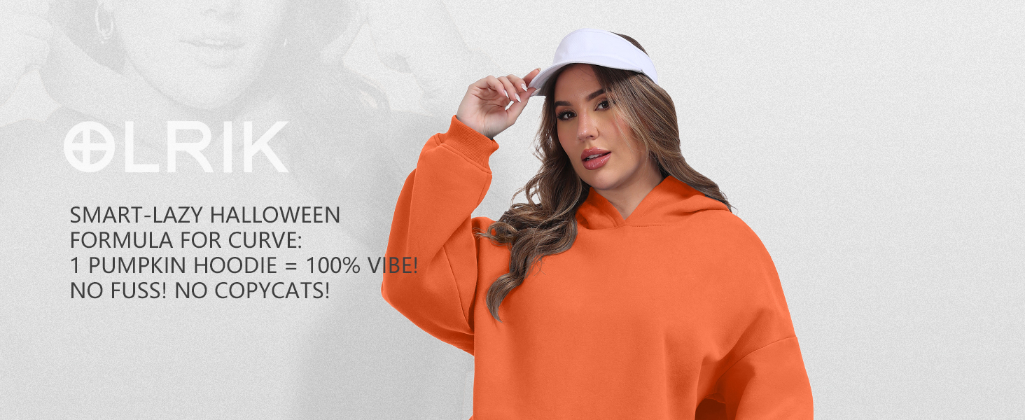 OLRIK Womens Plus Size Oversized Hoodies Fleece Sweatshirts Fall Fashion 2025